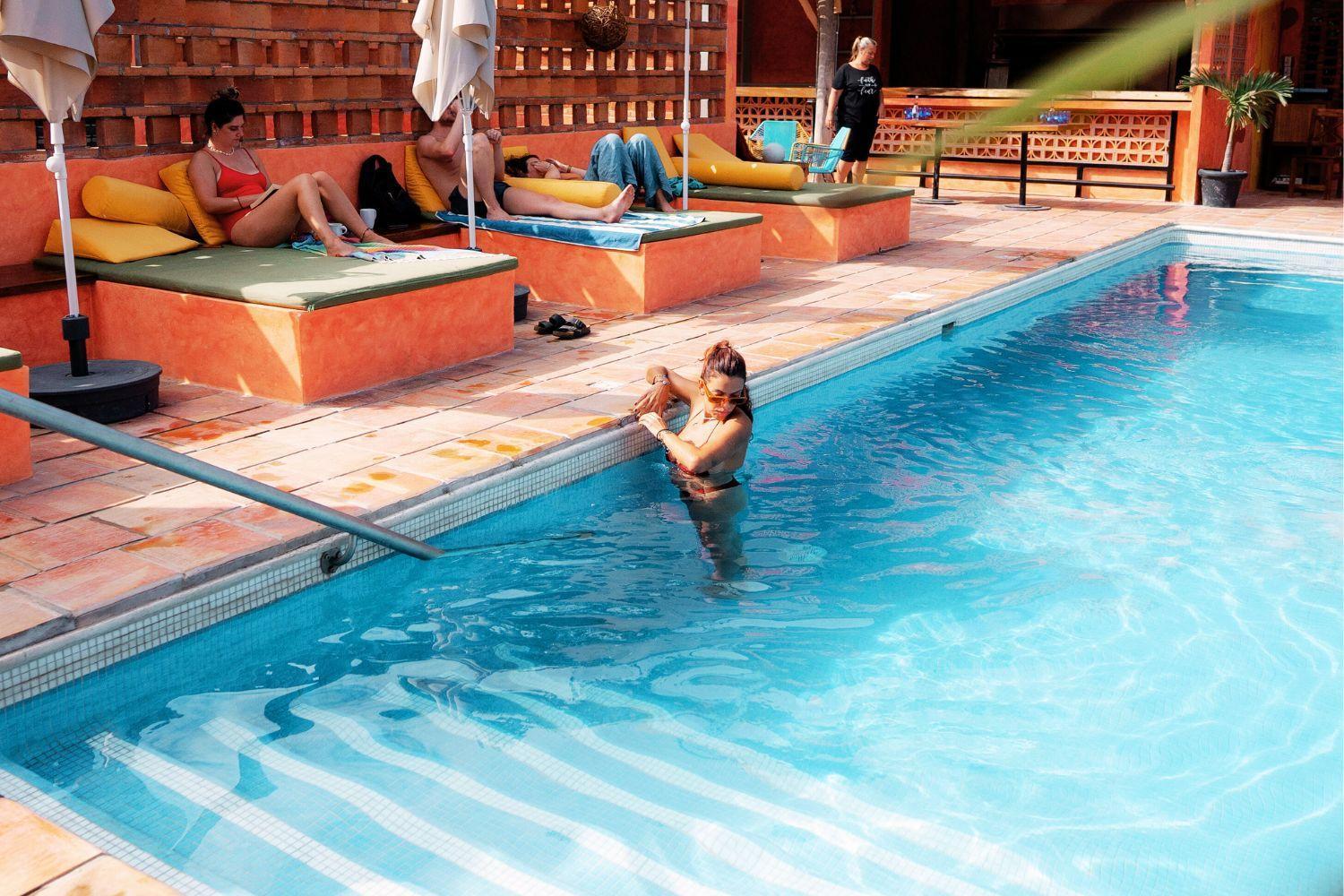 Готель Casa Pepe Саюліта Екстер'єр фото The pool at the hotel